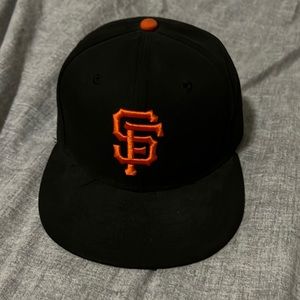 san francisco giants fitted baseball cap